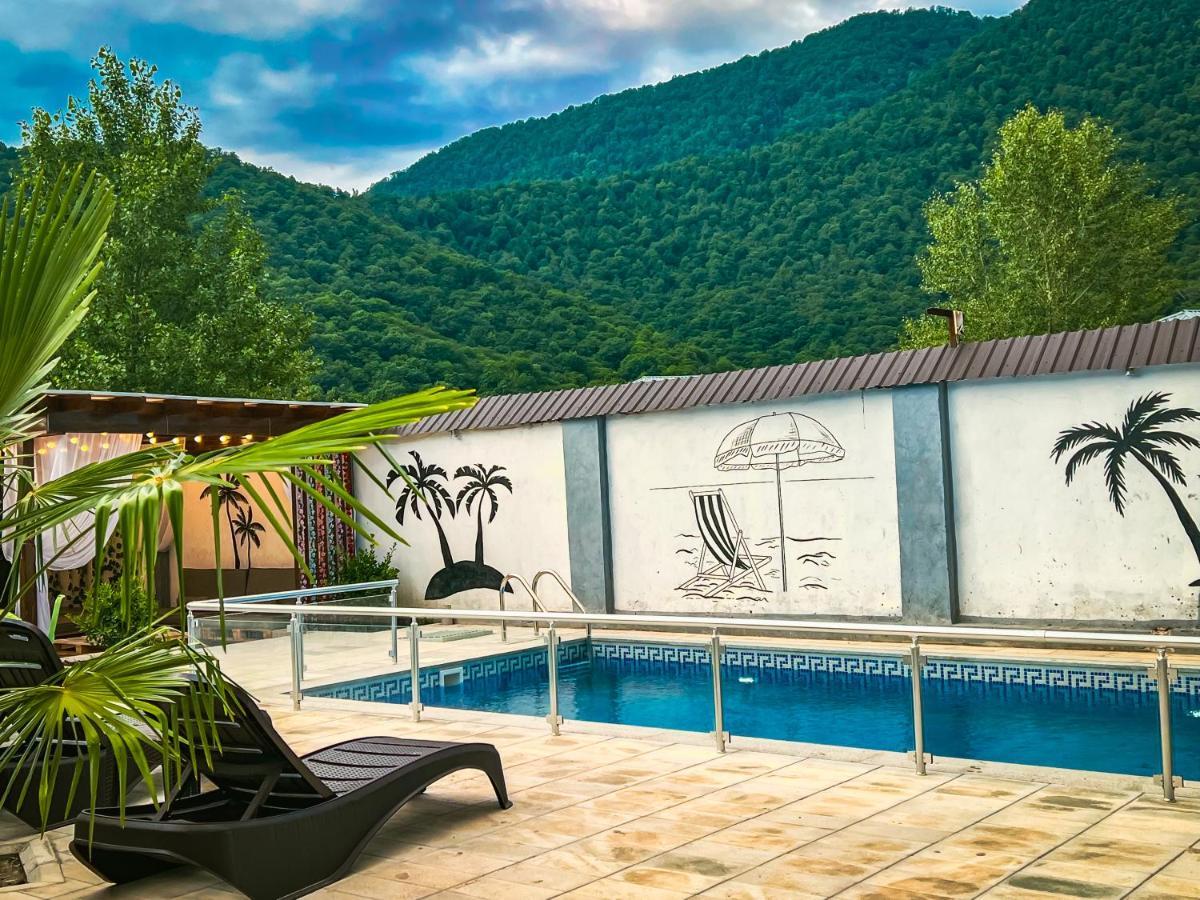 Qafqaz Family Chalet Gabala Eksteriør bilde